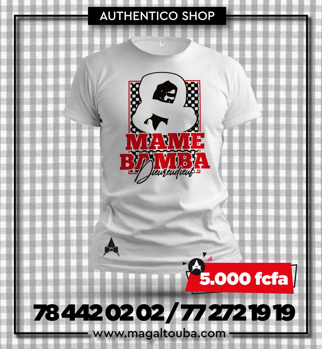 Authentico_sn's tweet photo. T-shirts #Serigne_Touba, à seulement #5000F.
Rendez-vous dans nos locaux au 68, Immeuble Serigne Bara, Zone de Captage, Dakar, Sénégal, ou contactez-nous au 77 272 19 19 OU 78 442 02 02 pour commander et vous faire livrer en moins de 24h.
#Kebetu
#TL221 https://t.co/jDOj9tIZsJ