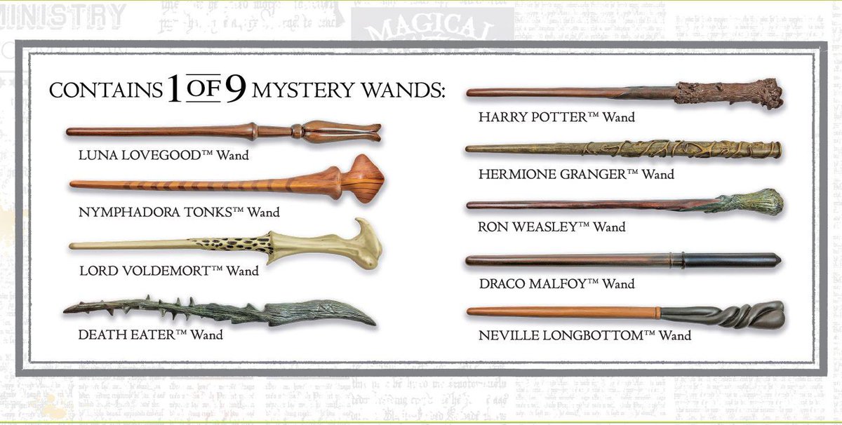 Which wand would you like?
