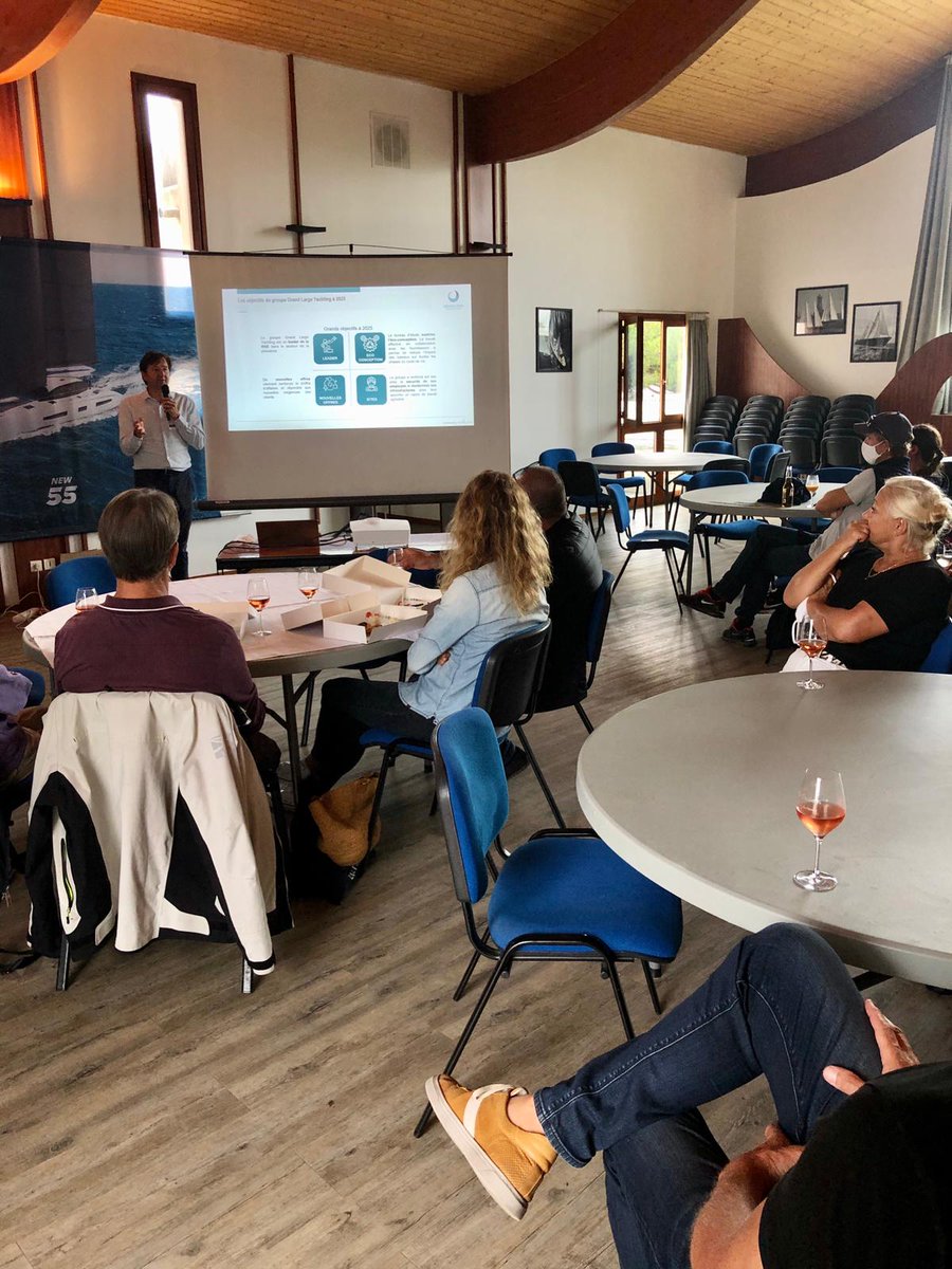 Xavier Desmarest, co-founder of #GrandLargeYachting presented for the 1st time yesterday the group's #CSR strategy with the ambition to steer towards #sustainableboating. Stay tuned to find out more... #oweek2020 <a href="/yachtingworld/">Yachting World</a> <a href="/SeahorseMag/">Seahorse Magazine</a> <a href="/SailingTodayMag/">Sailing Today with Yachts & Yachting magazine</a>