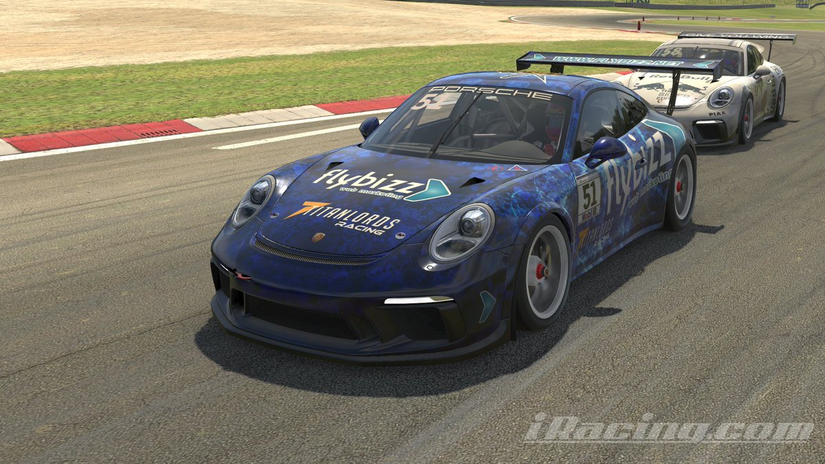 TitanlordsR's tweet photo. New Season, New Sponsor for the Porsche iRacing Cup. @flybizznet @iRacing @Porsche @PorscheRaces ❤️💪 https://t.co/aulCzgzZsp