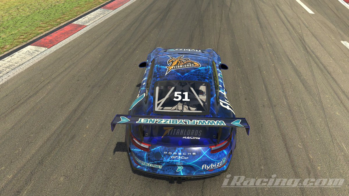 TitanlordsR's tweet photo. New Season, New Sponsor for the Porsche iRacing Cup. @flybizznet @iRacing @Porsche @PorscheRaces ❤️💪 https://t.co/aulCzgzZsp