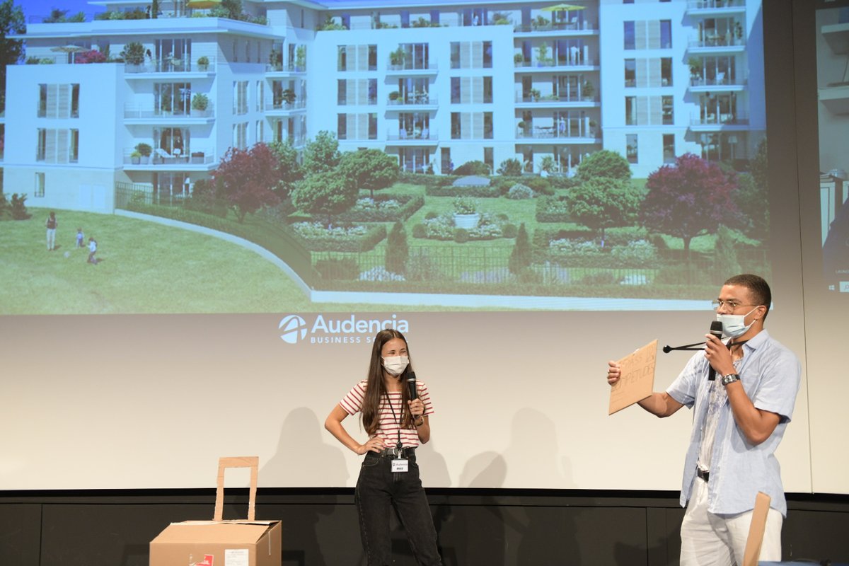 audencia's tweet photo. #Audencia120 - #AudenciaTalent has once again demonstrated the  source of proposals 🦾and the #creativity💡of our 1st year Grande École students. Congratulations to all the participants and our company partners. #dareforgood
👉https://t.co/TyzJp3EdT5 https://t.co/05RWbtDPoU