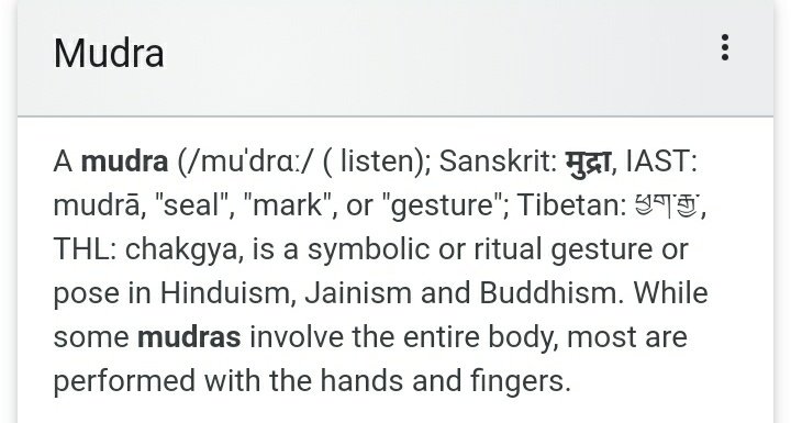 What is a mudra? Mudras are not restricted to Indians. Culture is diverse. Not every thing related to mudras are Indian or any way related to Indian classical dance.