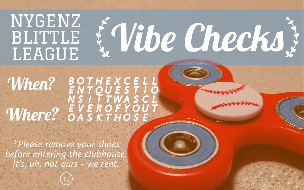 It's (maybe?) almost that time again folks! ☺ All you janitors and misfits, don't forget to save the date!