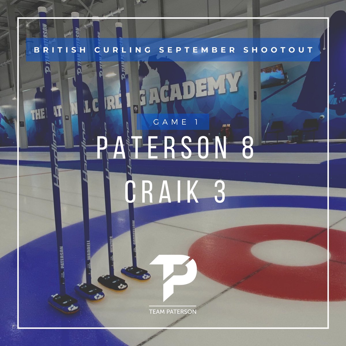 Starting off this season a little differently with a British Curling internal competition at the NCA. 

Won our first game against Team Craik, we play again at 1pm vs Team Mouat.

#TeamRunback #HardlineNation #IanKennyFraming