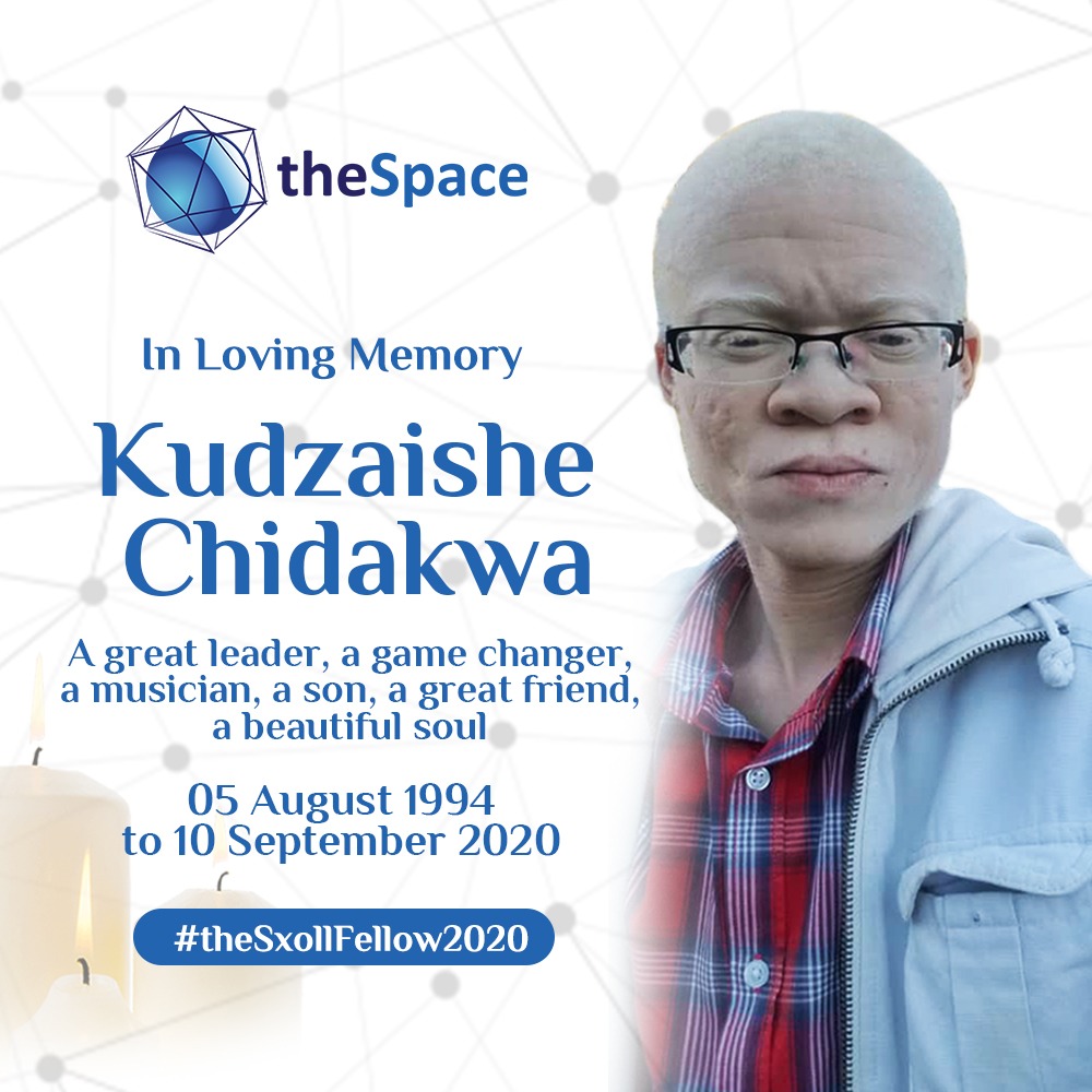thespacezw's tweet photo. Today we celebrate and remember the life and leadership of @KudziChidakwa one of #theSxollfellows who recently passed away. @zimudzi_vongai @trevortjames #VirtualMemorial @hphororo @EnnieChipembere https://t.co/17mTwCHBdb