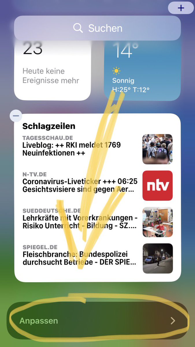 HueWidget's tweet photo. How to find the #Hue #widget on #iOS14. Go to your Today View (Swipe to the right on your Homescreen). Scroll to the bottom and hit the edit button. Now in edit mode scroll to the bottom again and you will find the section to add Today View Widgets. Here you will find the Widget. https://t.co/4V7iGn5T4y