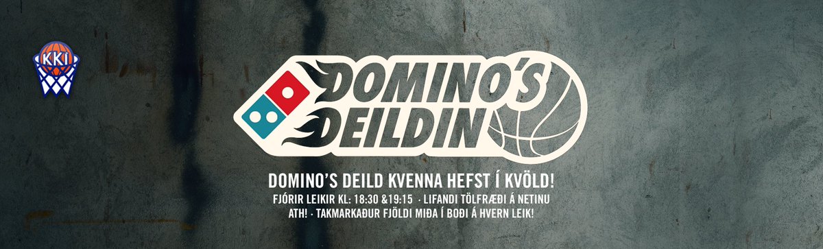 kkikarfa's tweet photo. 🏀 LOKSINS!

🍕 Domino's deild kvenna í kvöld!
⏰ 18:30
🏀 Fjölnir-Snæfell 

⏰ 19:15
🏀 Breiðablik-Valur
🏀 Keflavík-KR
🏀 Haukar-Skallagrímur  📺 Beint á @St2Sport 

➡️ Stubbur iOS: https://t.co/G1hcoXsoeo
➡️ Stubbur Android: https://t.co/HDMmBLgWTD

#korfubolti #dominosdeildin https://t.co/NhJpeK4ILY