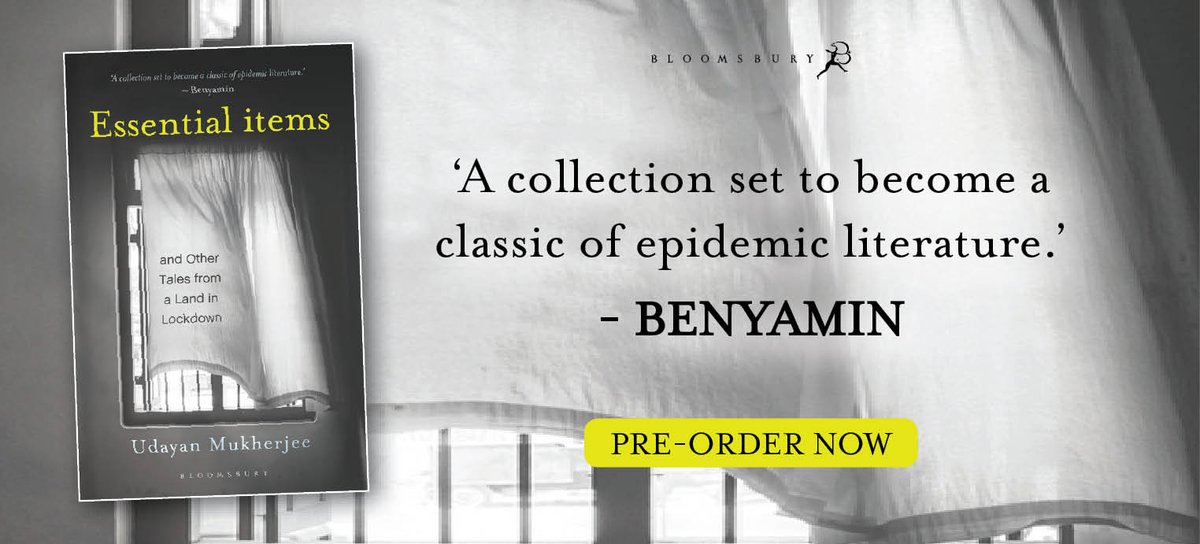 BloomsburyIndia's tweet image. Bestselling author Udayan Mukherjee weaves a colourful tapestry of lives under lockdown, and examines what happens when people are forced to confront their own mortality. 

#EssentialItems is coming out in October and is up for pre-order: amzn.to/3mJTDR4