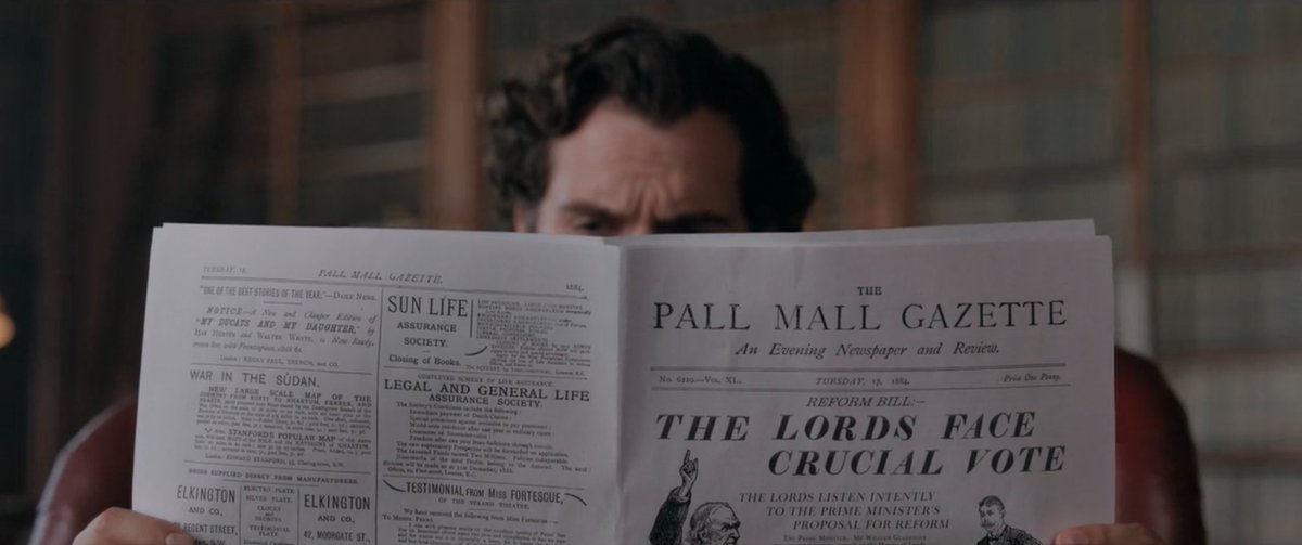 I swore I'd stop banging on about the misrepresentation of newspapers in historical dramas, but then THIS happened in  #EnolaHolmes  , and here we are again.