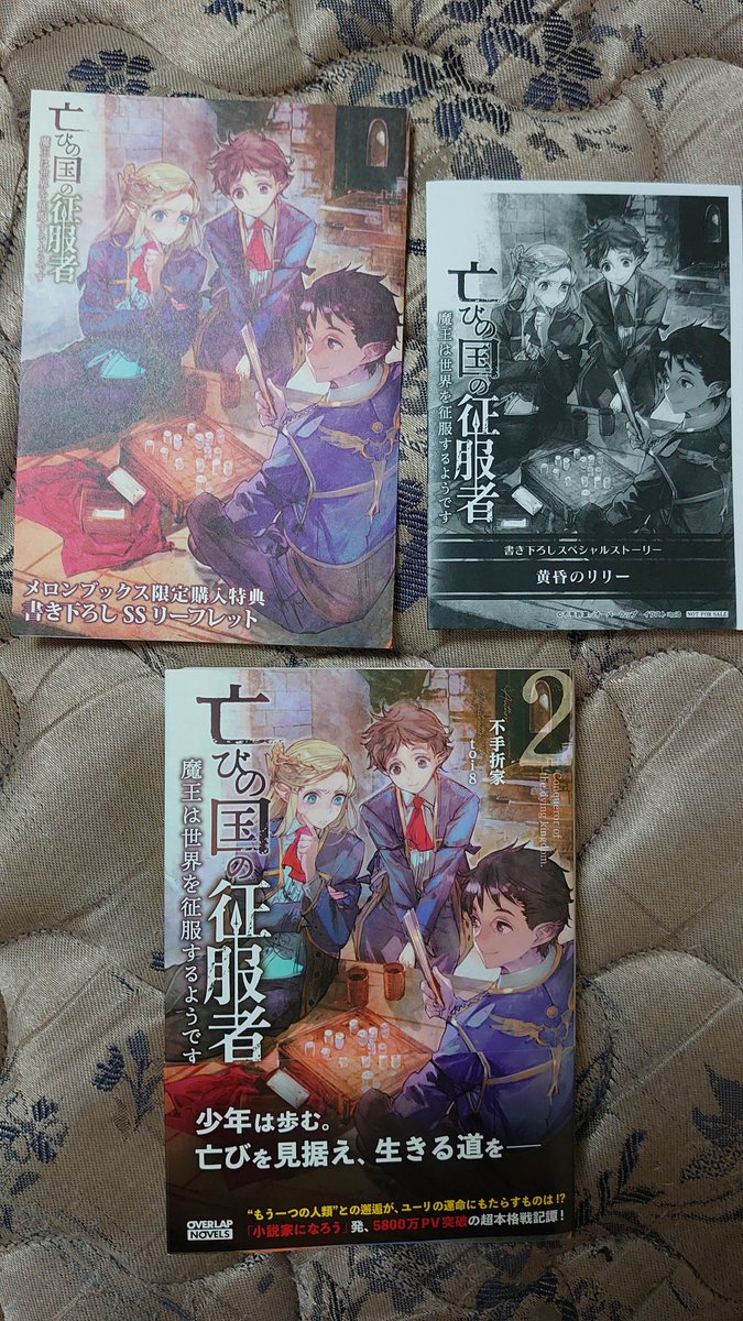 デビュー作の発売日が非常事態宣言下になってしまったなろう作家 その後 亡びの国の征服者 魔王は世界を征服するようです 2ページ目 Togetter デビュー作の発売日が非常事態宣言下になってしまったなろう作家 その後 亡びの国の征服者 魔王は世界を征服するようです 2ページ目 Togetter