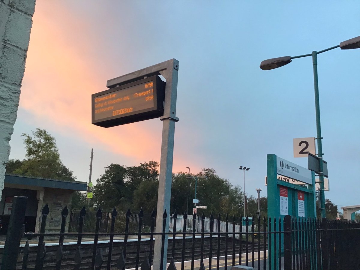 Spot the missing train <a href="/CrossCountryUK/">CrossCountry Trains</a> <a href="/tfwrail/">Trafnidiaeth Cymru Trenau Transport for Wales Rail</a> it’s starting to get dark in the mornings. We need the 07.27 to STOP at Lydney. #BackToSchoolSafely #BackToWorkSafely #BackOnTrackLydneyandChepstow <a href="/Mark_J_Harper/">Mark Harper</a> <a href="/FEP2050/">Forest Economic Partnership</a> <a href="/FoDDC/">Forest of Dean District Council</a> <a href="/GlosCC/">Gloucestershire CC</a> <a href="/DavidTCDavies/">David TC Davies 🏴󠁧󠁢󠁷󠁬󠁳󠁿🇬🇧</a>