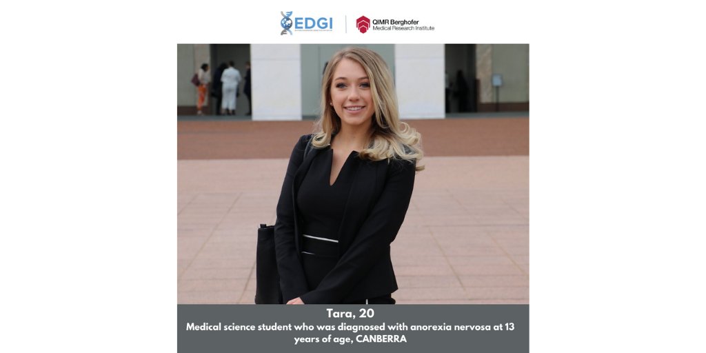 EDGI_AUS's tweet photo. “There’s still a huge stigma surrounding eating disorders, as with other mental illnesses. If enough people participate, hopefully this research will enable the development of new, and more effective, personalised treatments.” - Tara, 20, CANBERRA

https://t.co/htyR5JrYnx https://t.co/C10dsCHk3z