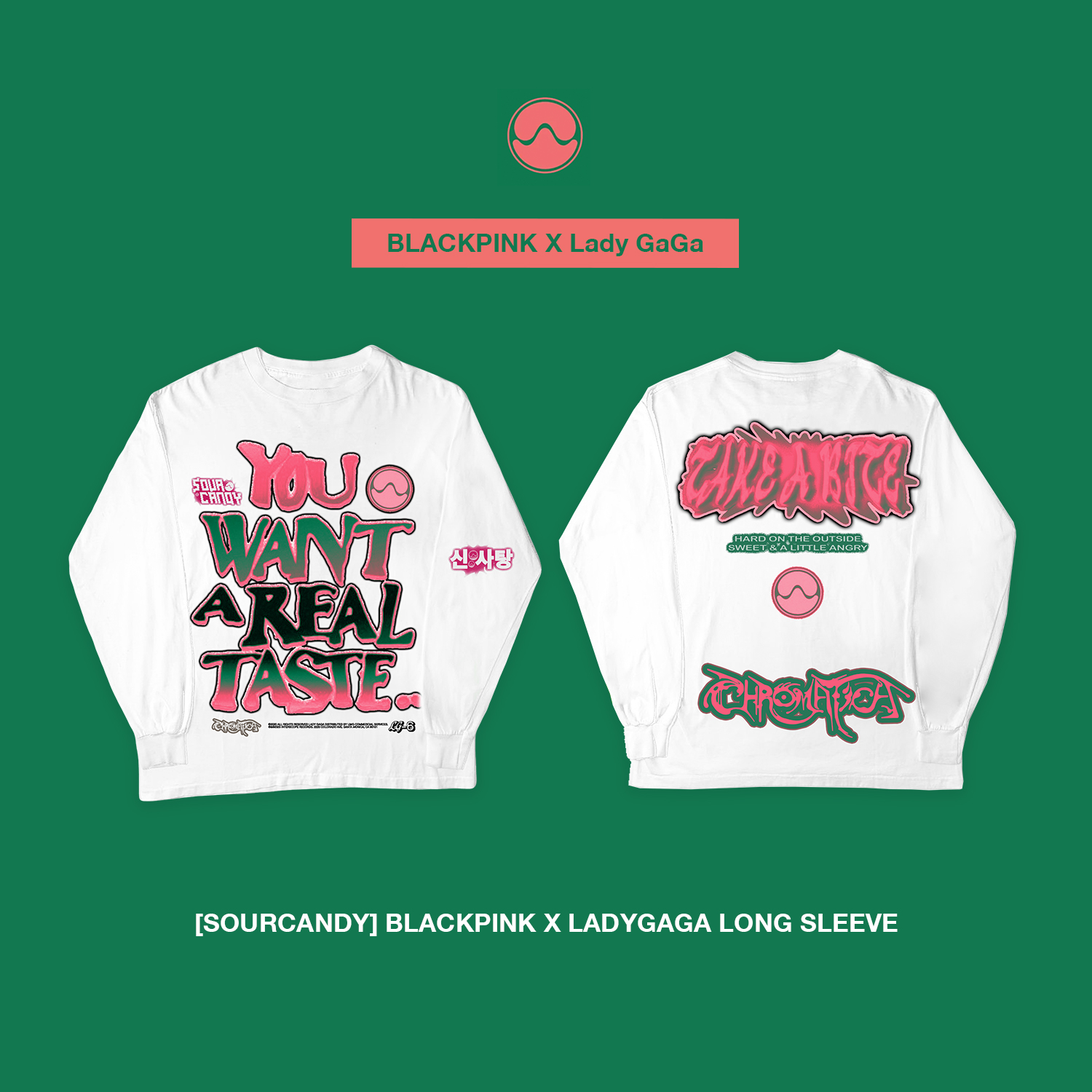 SOURCANDY Lady Gaga × BLACKPINK T-Shirt SOURCANDY Lady Gaga × BLACKPINK T-Shirt（BLACKPINK X