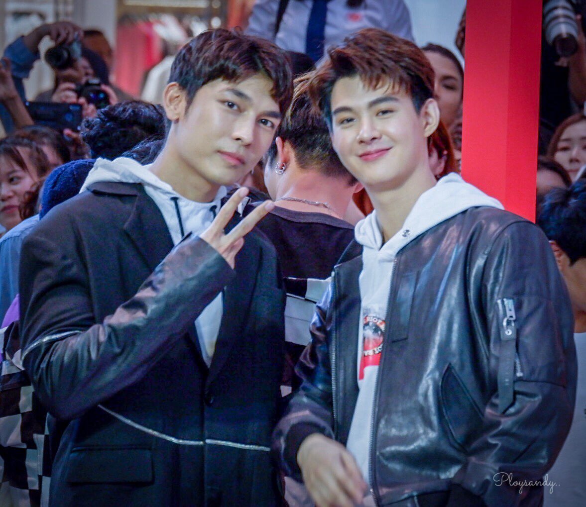 Imagine you're in a fashion show and you see these two 