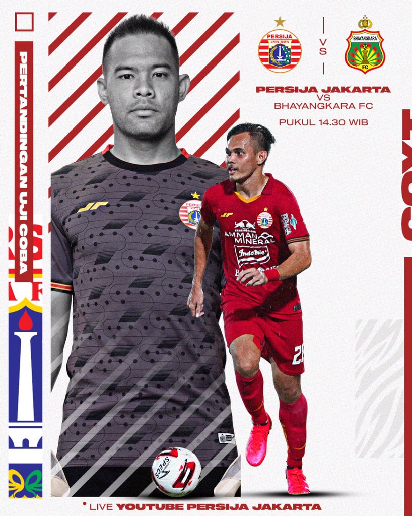 Persija_TV's tweet photo. Saksikan Live Streaming Friendly Match:

Persija Jakarta vs Bhayangkara FC
Rabu, 23 September 2020
Pukul 14.00 WIB

Disiarkan langsung di Official YouTube Channel Persija Jakarta.

Supported by @tv.persija

#BelieveIn12 #PersijaJakarta https://t.co/qwA9NiRROD