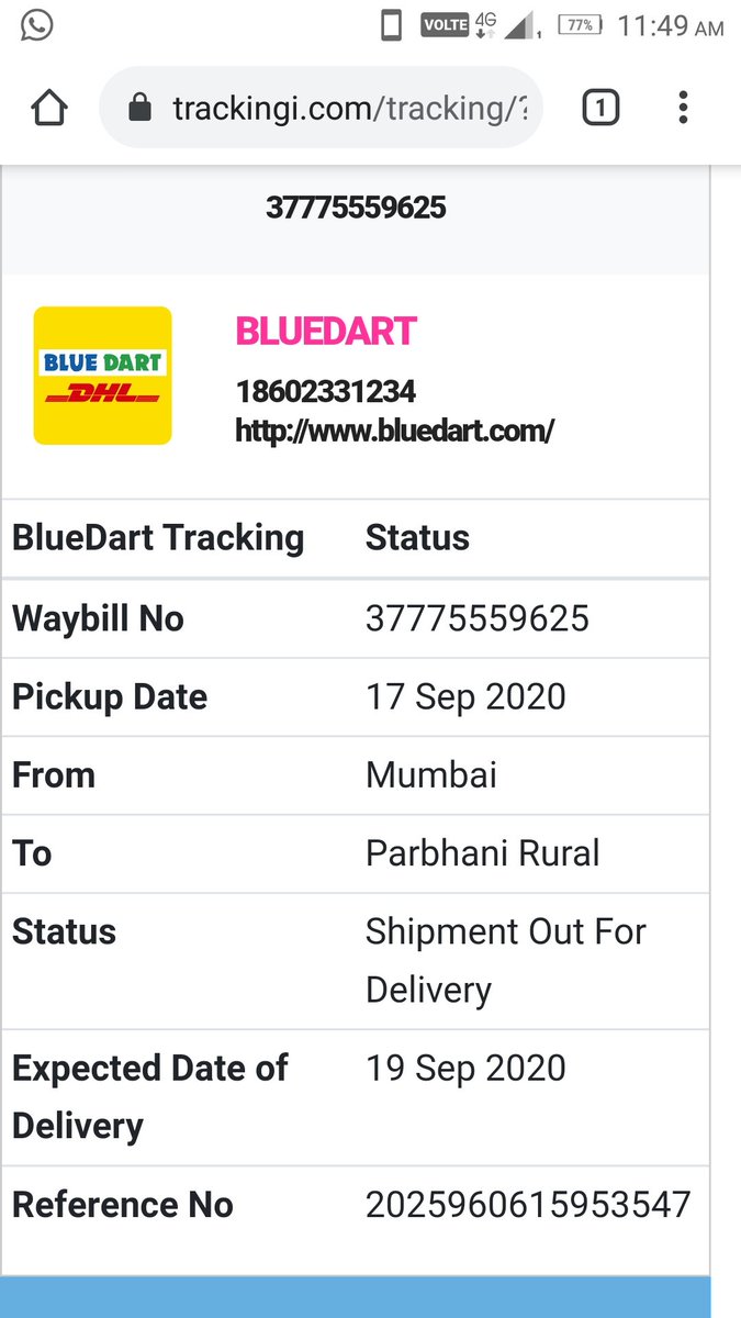 ash_1947com's tweet photo. @BludartCtr plz help mi my parsal https://t.co/fbdAri46VI