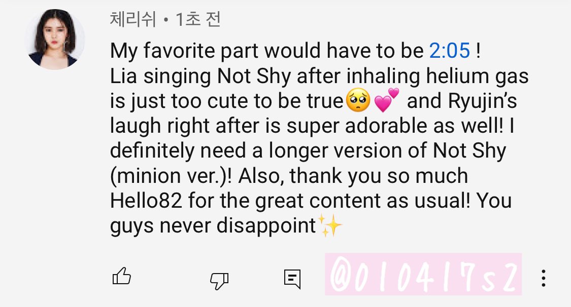 010417s2's tweet photo. @hello82official @ITZYofficial Thank you so much for making such a fun content and event for MIDZY!✨
It was so hard to pick just one favorite part of the video but I definitely couldn’t resist Lia’s cuteness here😻💕
👇🏻 Midzy, go watch!👇🏻
https://t.co/pZIWrbeiZF
#hello82 #ITZxhello82
#QuestionParade_ITZY https://t.co/JcW8EBXX8B