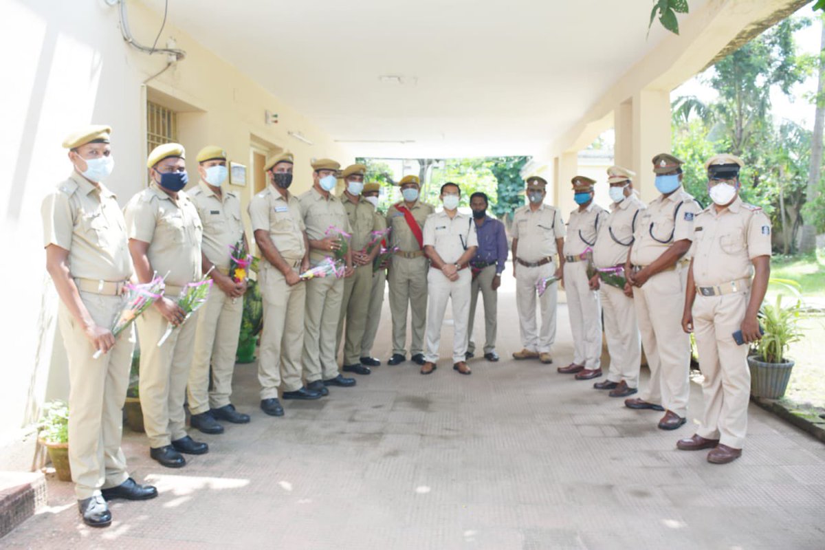 Today 13 of our COVID Warriors joined duty after recovering from Corona. We Welcome them and Appreciate their Sincerity and Dedication to Public Service  <a href="/DGPOdisha/">DGP, Odisha</a> <a href="/odisha_police/">Odisha Police</a>