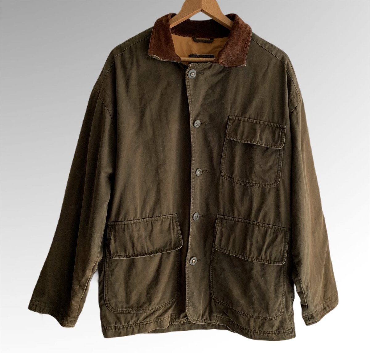 beautiqueisle's tweet photo. Check out #vintage #gap #classic #mens #mensfashion #medium #green #barnjacket #jacket #chorejacket #fieldcoat #Cotton #leather https://t.co/av6tNqEvcd @eBay https://t.co/z5gueFkUk5