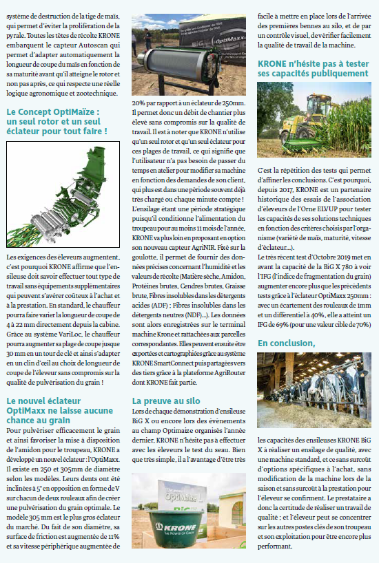 KroneFrance's tweet photo. 💡Un article intéressant à lire avec votre café ☕️👇
🤓 Paru dans @GrandsTroupeaux 🐄🥛il présente la technologie et l'innovation #KRONE dans le domaine de l'ensilage. 🧐📰🌽👌
#ThePowerOFGreen #BiGX #OptiMaize #QualitéKRONE https://t.co/6WVMccvSc0