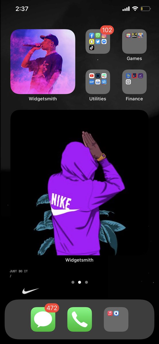 Aneeq5's tweet photo. Since everyones been posting there iOS 14 home pages thought I post mine also got some inspiration and happy with what it came out to https://t.co/tAqsTTbWL1