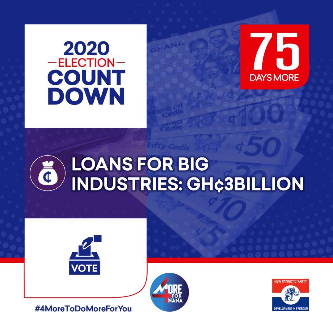 NPP4All's tweet photo. #75DaysToVote
#4MoreToDoMoreForYou
@PantherLordGh https://t.co/Aoqocjqwnr