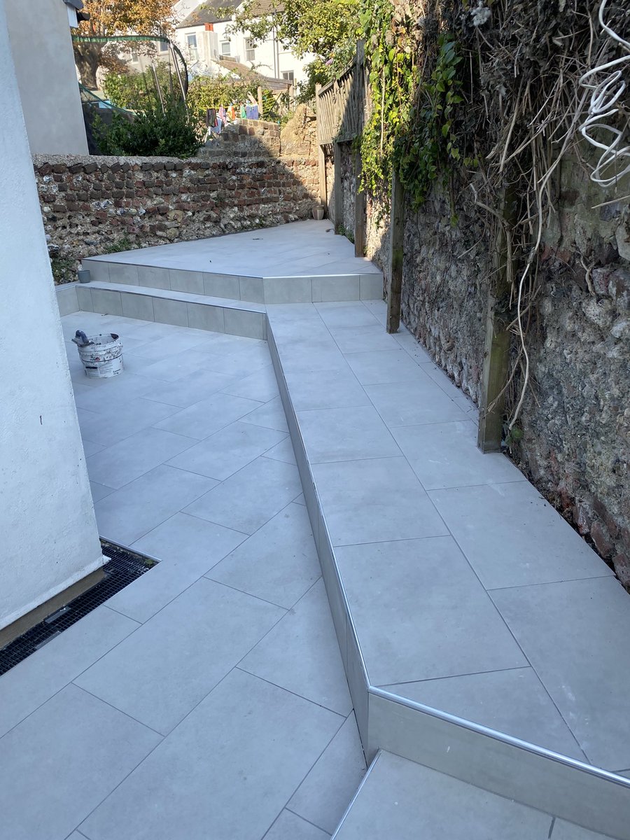 JBTiling's tweet image. Patio tiled in Brighton