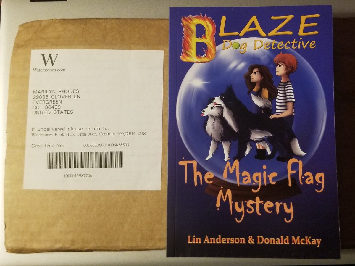 @Blazespage Pleasantly surprised to find this in my Evergreen, Colorado, USA mailbox Tuesday!