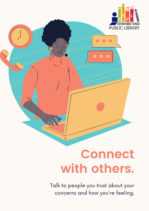 Managing COVID-19 stress 
#stayhome
#stopthespread
#Edward_Said_Public_Library