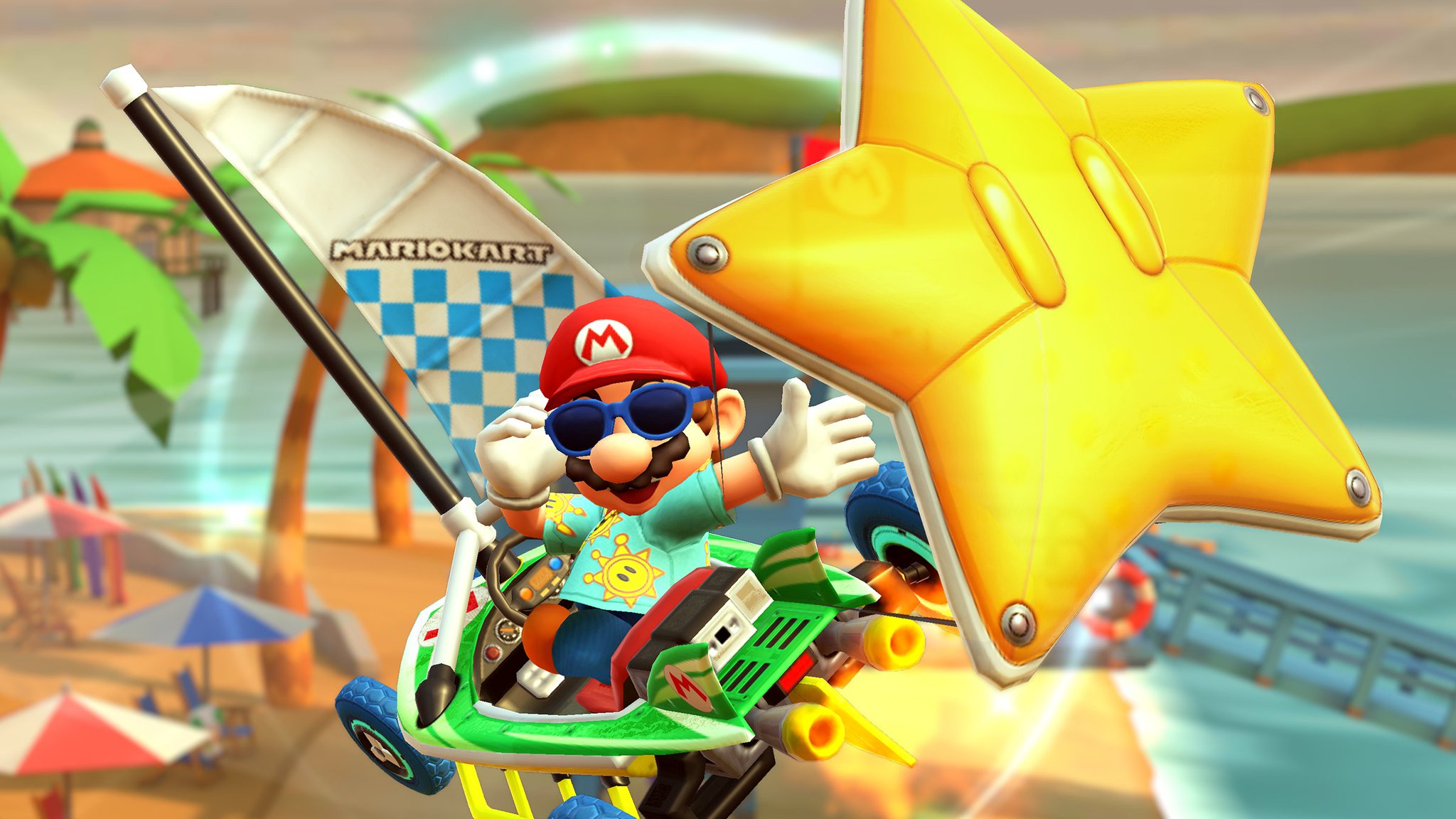 Mario Kart Tour Check Out Mario Sunshine Rocking A Patterned Aloha Shirt And Sunglasses To Boot He S Ready To Join The Los Angeles Tour Alongside The New Surf Sailer Kart Mario Kart Tour Check Out Mario Sunshine Rocking A Patterned Aloha Shirt And Sunglasses To Boot He S Ready To Join The Los Angeles Tour Alongside The New Surf Sailer Kart