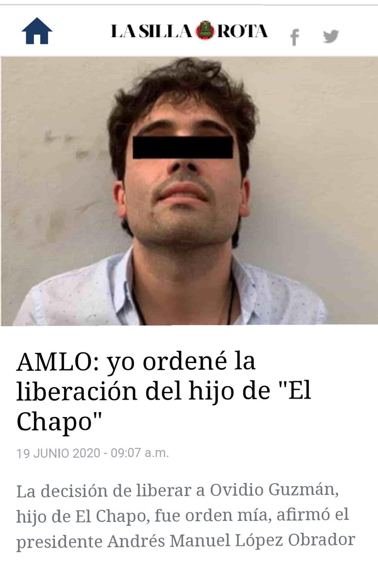 10.- resultó con 5 casas y un terreno con valor de 60 millones de pesos, esto en 9 años.  @lopezobrador_ es un delincuente confeso, ya que acepto que el dió la orden de liberar al capo del Cartel de Sinaloa Ovidio Guzmán y saludo a la madre del Chapo Guzmán. #LaLigaMitica