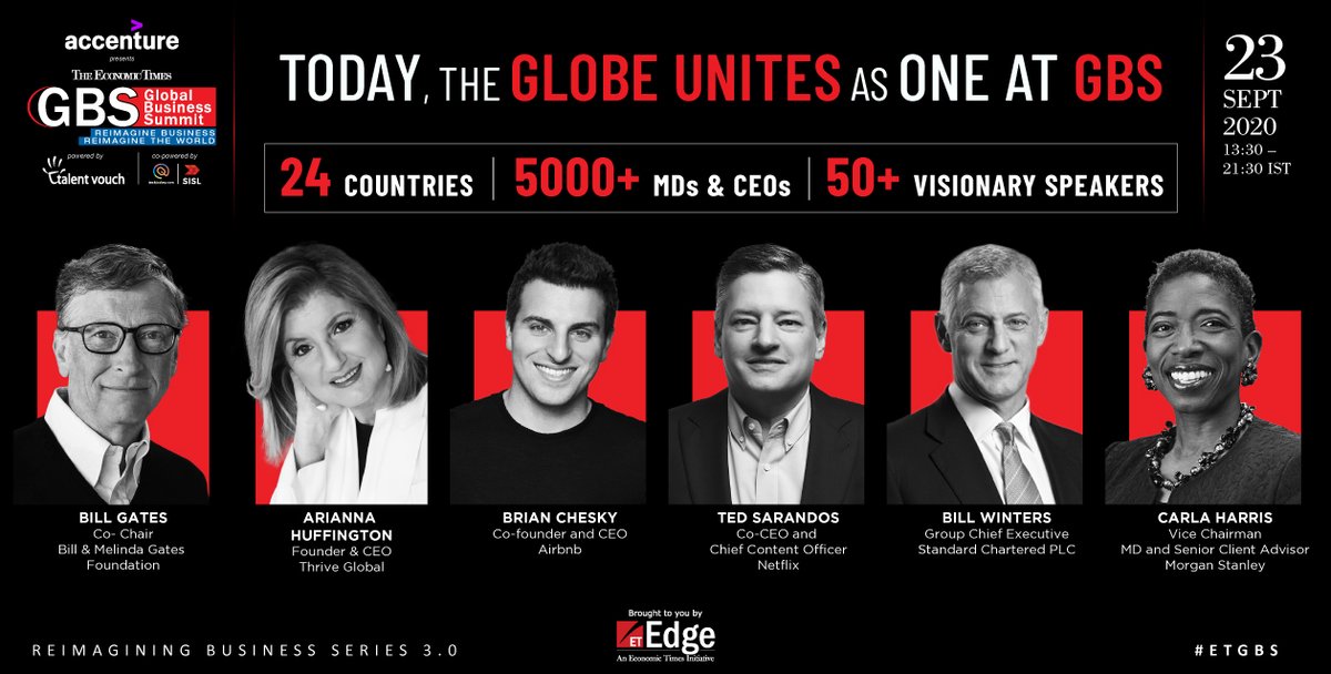 Excited to join South Asia’s largest Business knowledge platform: Global Business Summit @ET_GBS. 

Thanks @tushrpanchal for the invitation! 🙌

#ETUnWired #ETGBS