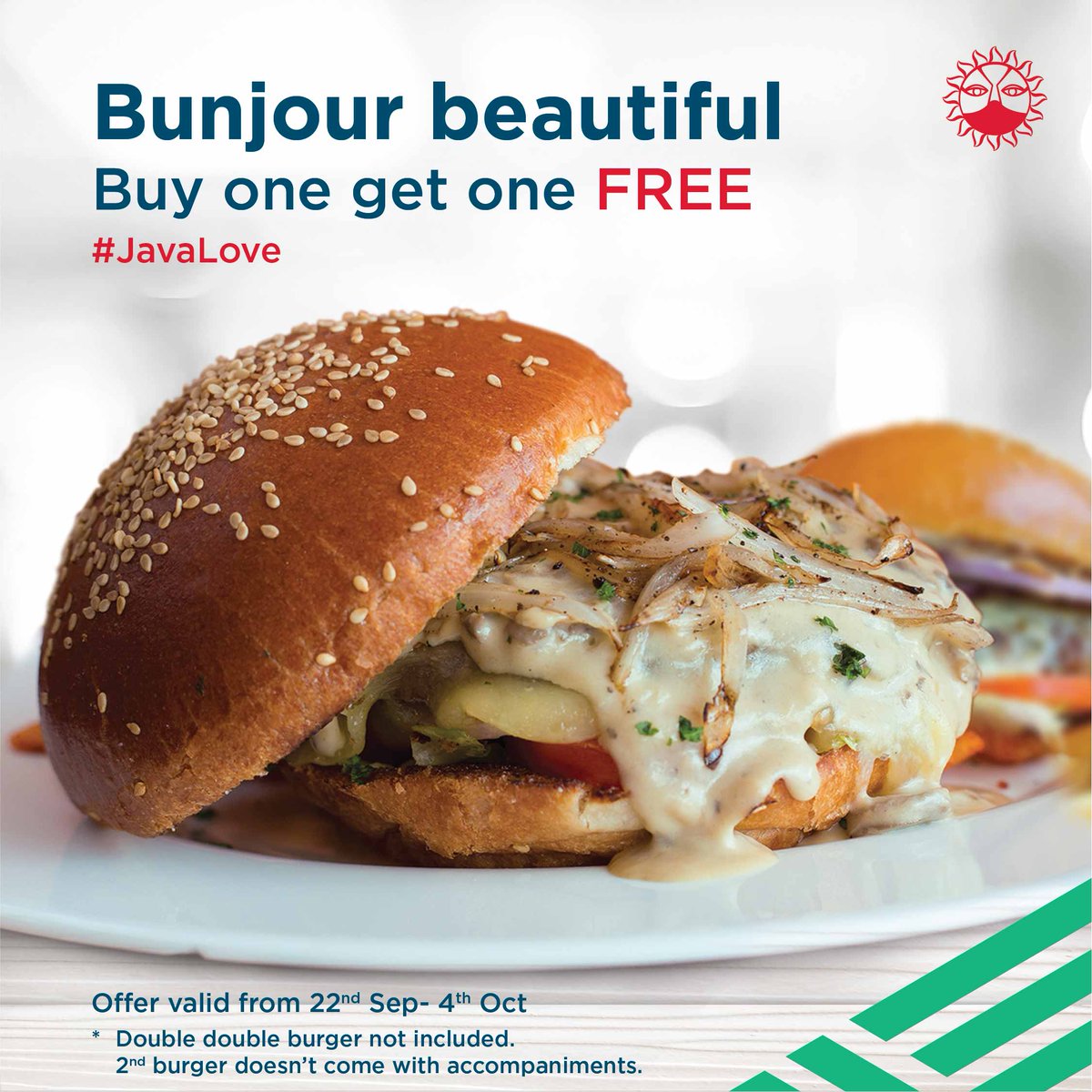 javahouseafrica's tweet image. Buy one get one FREE on burgers 🍔🍔🍔🍔🍔🍔🍔

#JavaLove #JavaBurgerMania