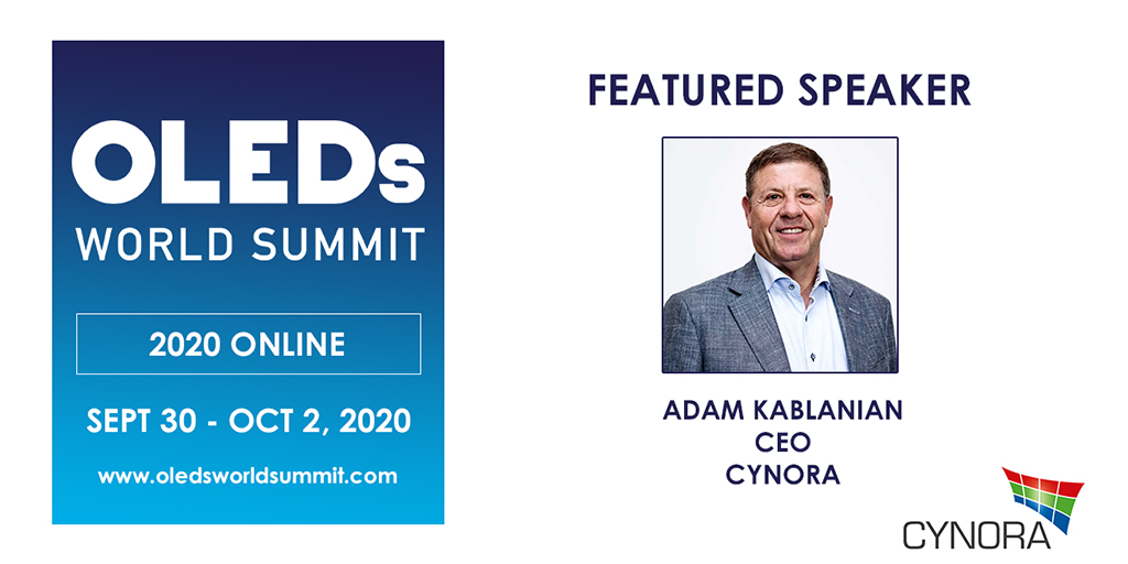 cynora GmbH (@cynora_gmbh) on Twitter photo At @OLEDsWorldSummit2020 expect #tech news, views & rich exchange of info on #OLED #display #industry, including talk by CYNORA CEO. Join us! <a href="/SmithersApex/">Smithers Apex</a> #displays #TADF #materials #emitters
oledsworldsummit.com/home At @OLEDsWorldSummit2020 expect #tech news, views & rich exchange of info on #OLED #display #industry, including talk by CYNORA CEO. Join us! <a href="/SmithersApex/">Smithers Apex</a> #displays #TADF #materials #emitters
oledsworldsummit.com/home