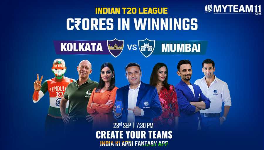 DigntR's tweet photo. I am ready for the next match of Indian T20 League with my teams. Join me for Kolkata vs Mumbai on https://t.co/SSQXDwJrmQ &amp; get Big Winnings. #IndiaKiApniFantasyApp #MyTeam11 https://t.co/plenXjEYxa
