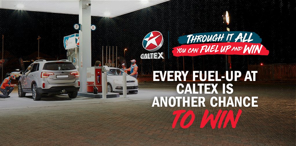 Caltexsa's tweet photo. @Lwandoroji Hi @Lwandoroji! Indeed. 😊Petrol? We’ve got you covered with that and SO much more! Fill up at Caltex for R250 or more and that simple fill-up could win you a share of great prizes! Visit https://t.co/V2KbOhJgzv to enter⛽ Ts & Cs apply. #WinWithCaltex https://t.co/lopAGAtWFQ