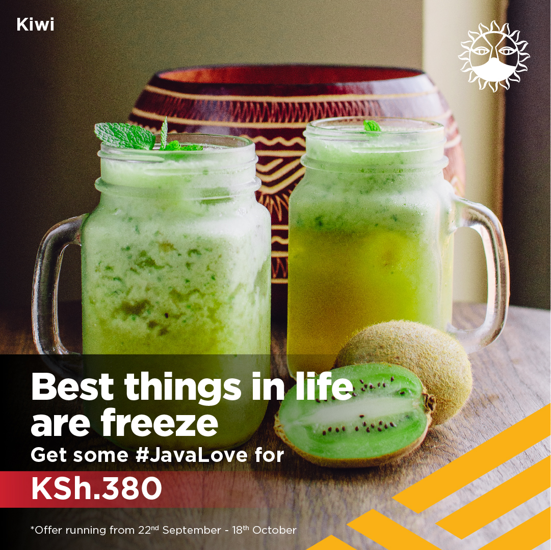 javahouseafrica's tweet image. Kiwi 🥝 slushy at Ksh. 380 #JavaLove #JavaSlushies