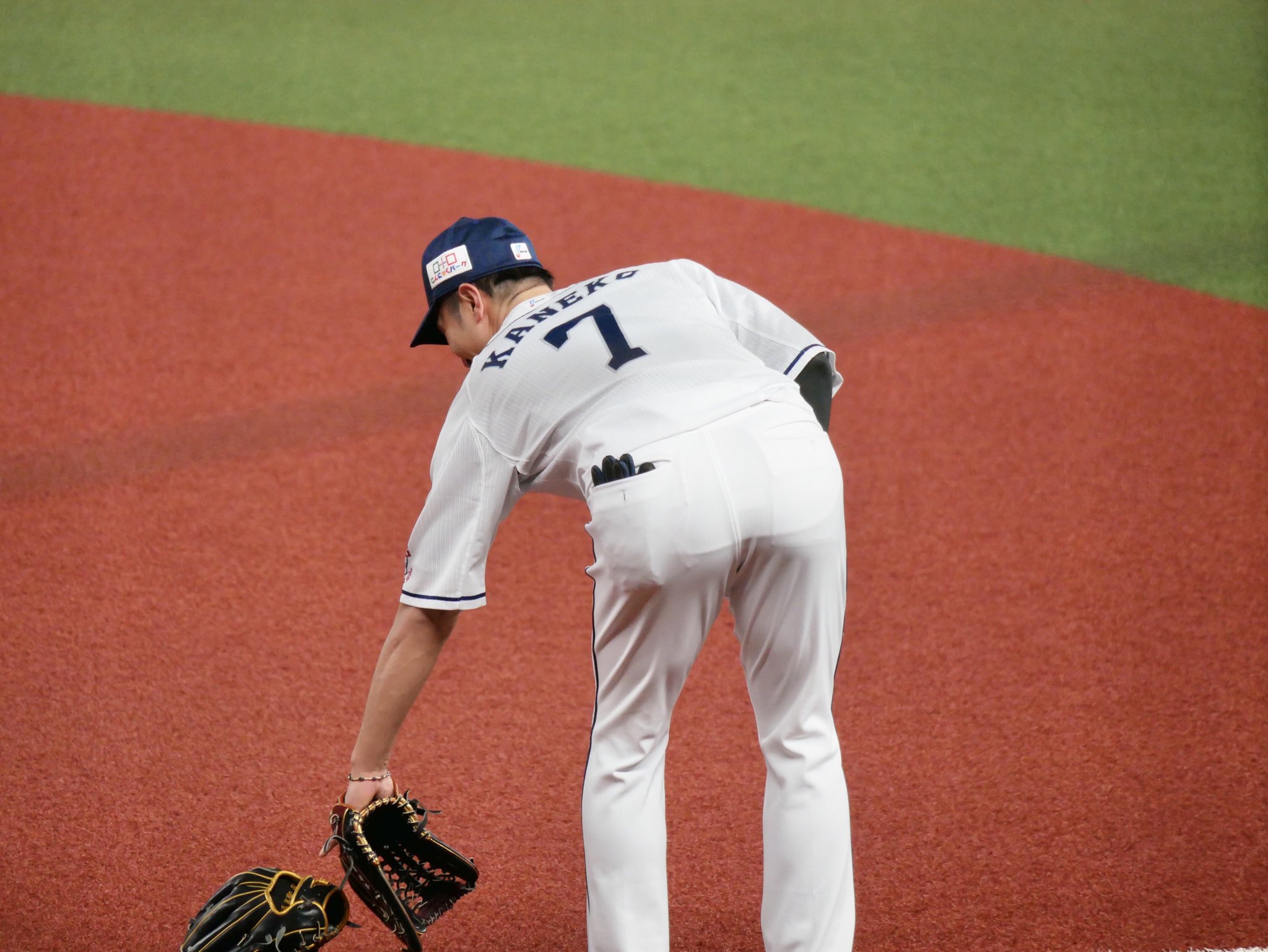 プロ支給品　金子侑司選手内野グローブ 埼玉西武ライオンズ #8 金子侑司 支給品 実使用バッティング
