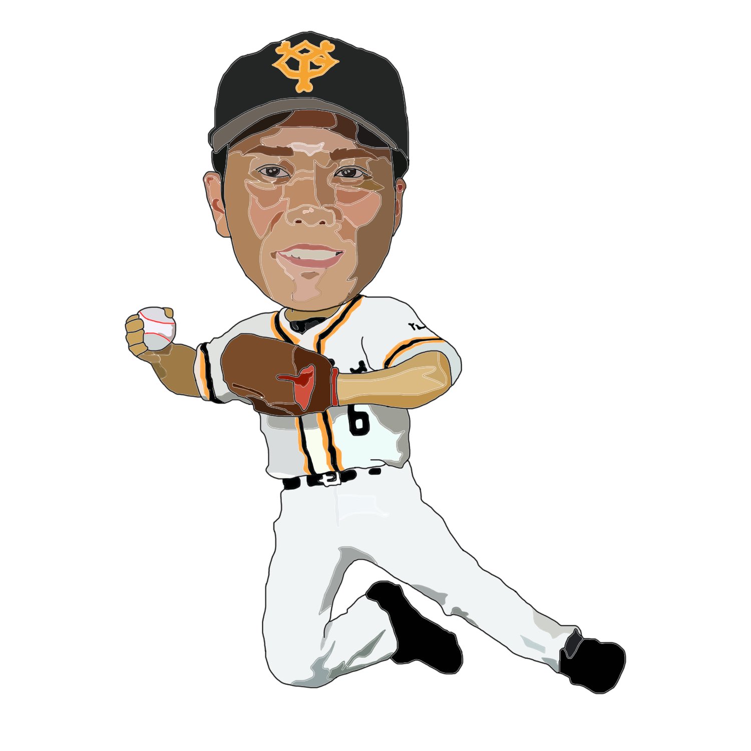 Baseball Feed Baseballfeed では 選手のイラスト作成 も行なっています 通算00本安打まであと少しの坂本勇人選手 坂本勇人 プロ野球 プロ野球選手 野球大好き 野球イラスト 野球イラストレーター 巨人 読売巨人軍 イラスト