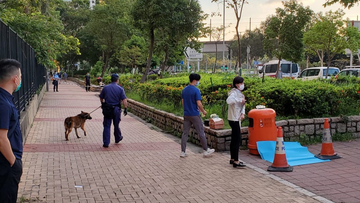 天水圍揭發嬰屍案。一名男子於凌晨四時許行經天祐苑祐康閣對開巴士站旁時，發現垃圾桶旁有一個藍色環保袋內有一件可疑物體，他揭開查看赫見為一名嬰孩，大驚報警。