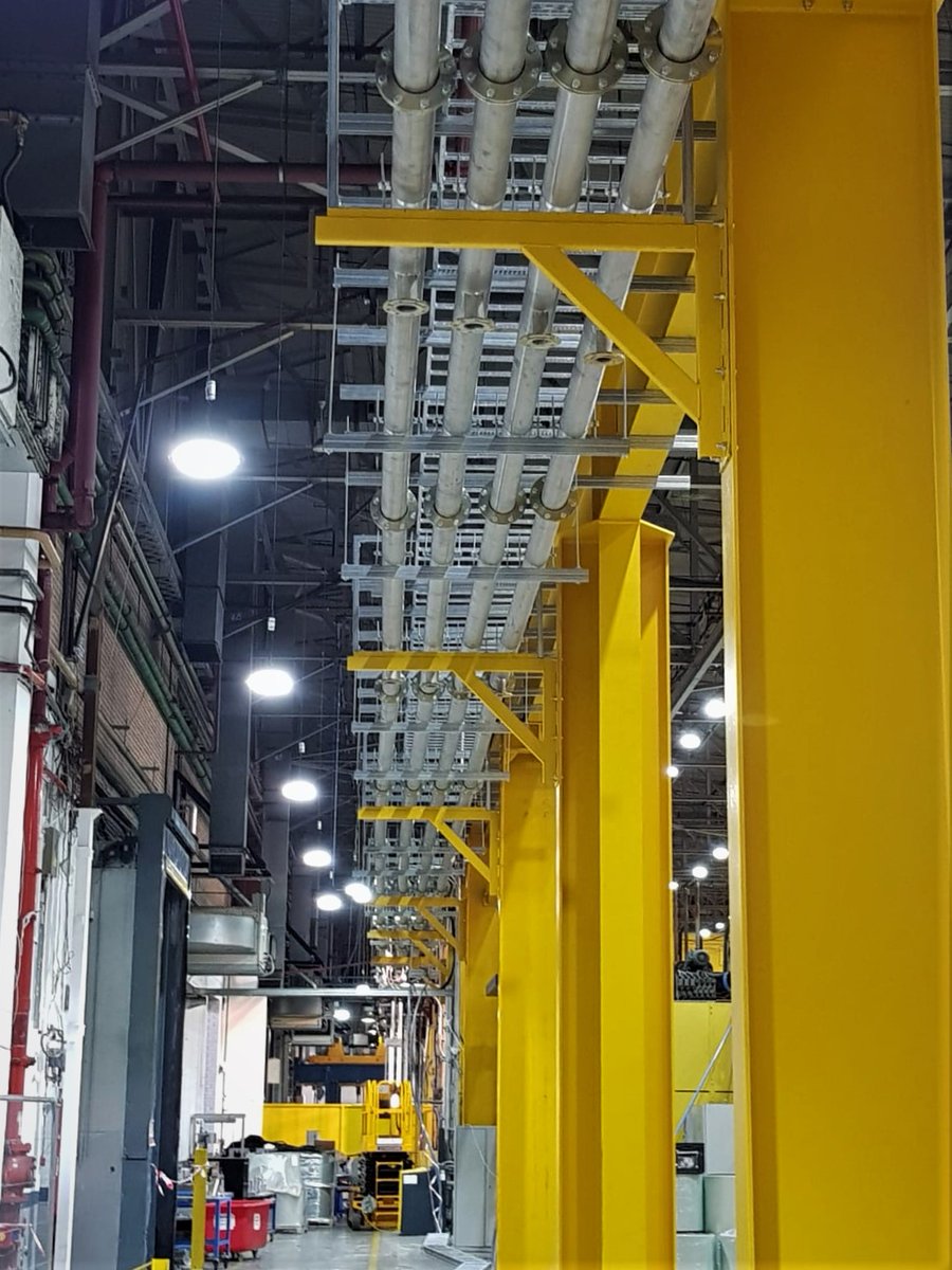 ENCO Ltd complete a new extension to an existing chilled water system. All site measured and prefabricated back in our 12,000 sq. ft. workshop, ready for our on-site installation team.

📩 enquiries@encoltd.co.uk 

#Welding #Pipework #SmallBusiness #LocalBus #WestYorkshire