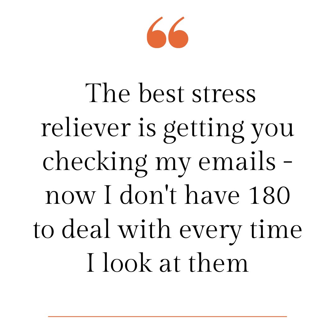 joannemanville's tweet image. We check this client&apos;s mailbox twice a day, delete the rubbish, and mark as read anything he doesn&apos;t need to see, flagging those he needs to read/action.  It make a HUGE difference to him - stress relieving is what we&apos;re about!

Need some of that?

#virtualassistant #PASupport
