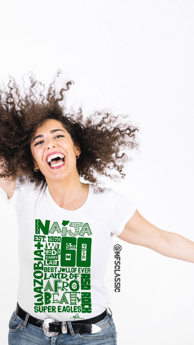 mfsclassic's tweet photo. #NaijaAt60 Teeshirts

Price N3500

DM/Whatsapp 07030574758 to order https://t.co/oEJirHUavZ
