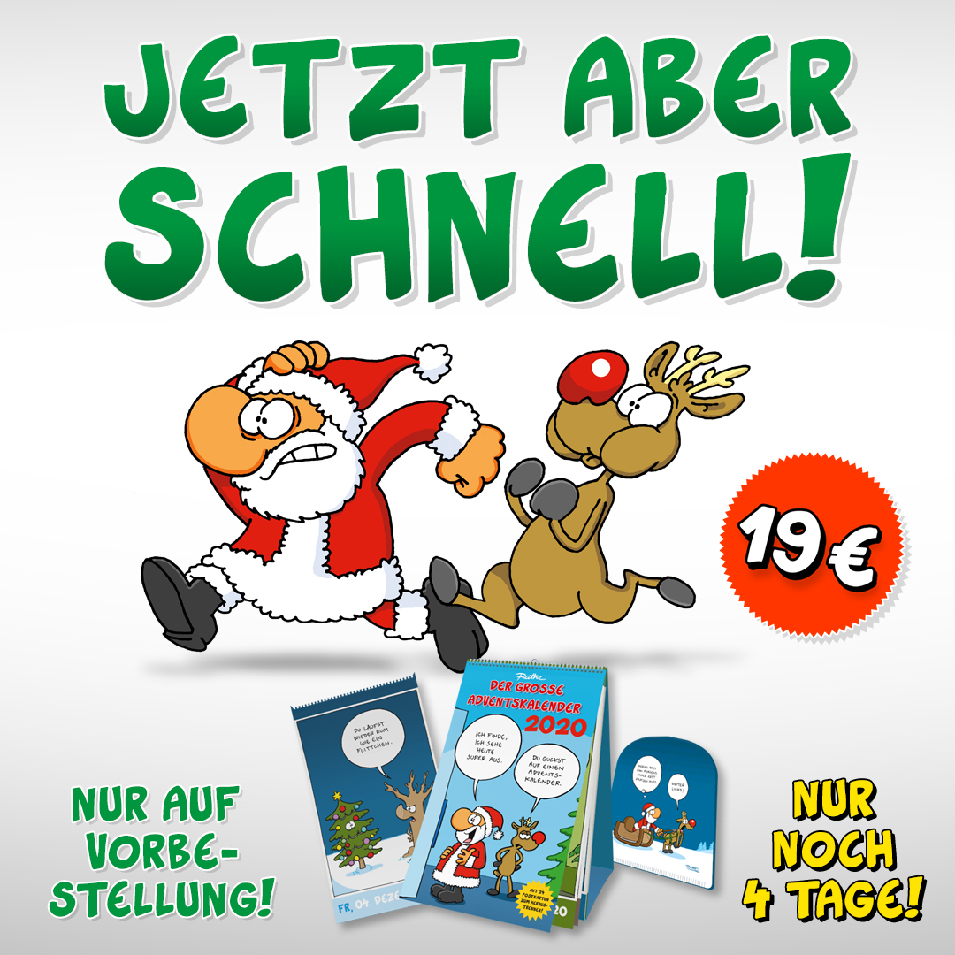 Ralph Ruthe A Twitter Feiertag Fact Morgen In 3 Monaten Ist Heiligabend Noch Vier e Lang Konnt Ihr Den Limitierten Ruthe Adventskalender Mit 24 Postkarten In Din A5 Vorbestellen Jeden Eine