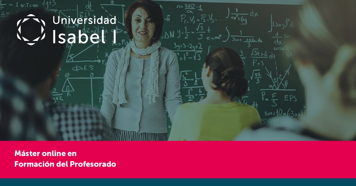 Editorial Inclusion (@editorinclusion) on Twitter photo ¿Quieres ser profesor/a en Educación secundaria? Hoy os acercamos el máster de formación del profesorado ofrecido por la <a href="/ui1Universidad/">Universidad Isabel I | Tu universidad online</a>. Tenemos la suerte de colaborar en el máster y damos fe de la calidad, el cuidado y el cariño con el que se trata al alumnado. ¿Quieres ser profesor/a en Educación secundaria? Hoy os acercamos el máster de formación del profesorado ofrecido por la <a href="/ui1Universidad/">Universidad Isabel I | Tu universidad online</a>. Tenemos la suerte de colaborar en el máster y damos fe de la calidad, el cuidado y el cariño con el que se trata al alumnado.