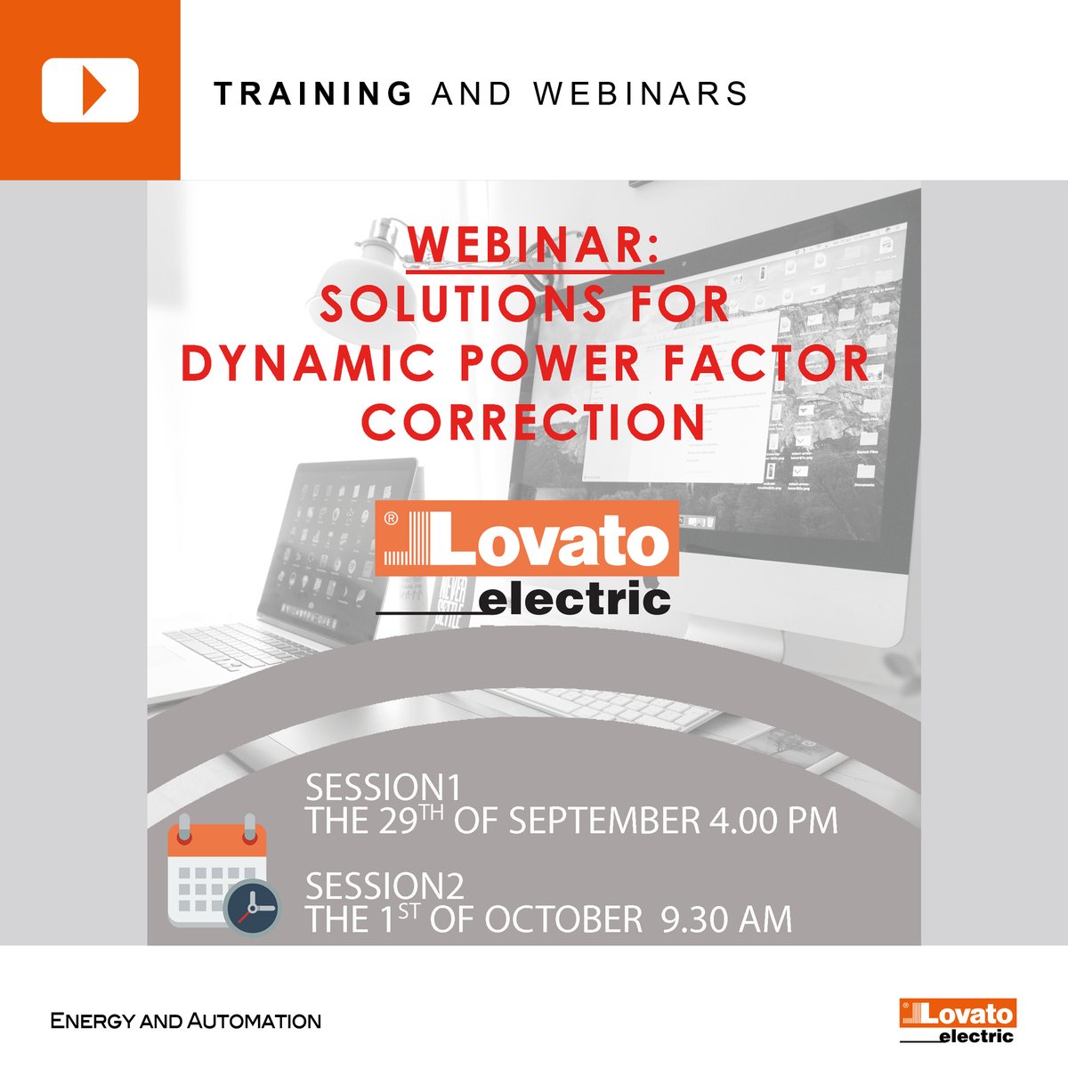 LovatoElecUK's tweet photo. There are new unmissable appointments on LOVATO Electric solutions. Take part in this new webinar on dynamic power factor correction. Discover here the details and sign up. https://t.co/GJHkshffMk
 #training #webinar #lovatoelectric #lovato #forzalovato #powerfactorcontroller https://t.co/IX63A4j2ij