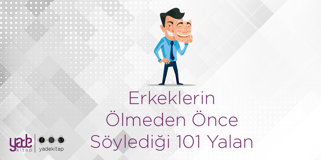 yadekitap's tweet photo. Erkeklerin Ölmeden Önce Söylediği 101 Yalan”da, farklı hayatlar yaşayan 101 kadınla yapılmış röportajlar yer alıyor.
#erkeklerinölmedenöncesöylediği101yalan #kitapokuru #okurmusun #okuryorum #neslihangürsoy #yadekitap https://t.co/Fu1PAFZVTe