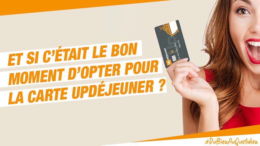 UpCoop's tweet photo. Pour répondre au contexte actuel et aux nouvelles tendances de travail (télétravail, travail sur site, mixte), pourquoi ne pas opter pour la carte UpDéjeuner ? 
Faites un choix judicieux et avantageux pour vous et vos salariés !
👉 https://t.co/CzF5ZBjbmt

#DuBienAuQuotidien https://t.co/lm5L2DvFL0