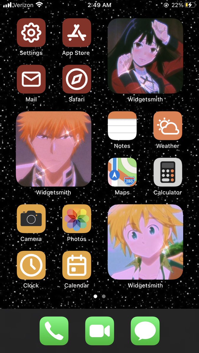 Uniquehatter's tweet photo. My iOS14 Home Screens https://t.co/4rG1sI8qFK